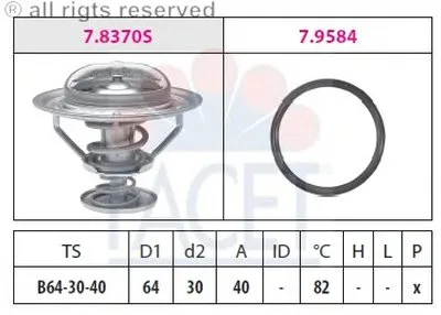 Термостат, охлаждающая жидкость FACET купить
