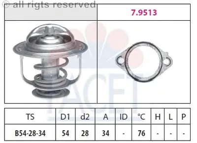 Термостат, охлаждающая жидкость FACET купить