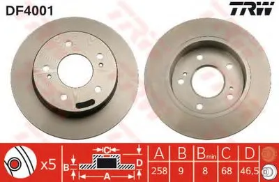 Тормозной диск TRW купить