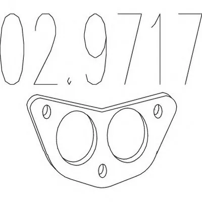 Прокладка, труба выхлопного газа MTS купить