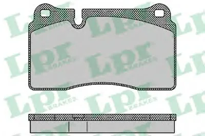 Комплект тормозных колодок, дисковый тормоз LPR купить