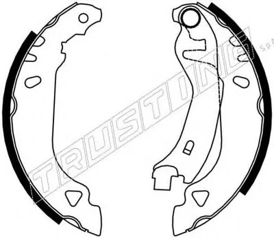 Комплект тормозных колодок TRUSTING купить