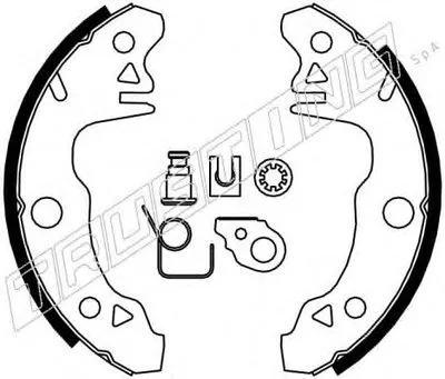 Комплект тормозных колодок TRUSTING купить