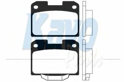 Комплект тормозных колодок, дисковый тормоз MK KASHIYAMA KAVO PARTS купить