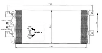 Конденсатор, кондиционер NRF купить