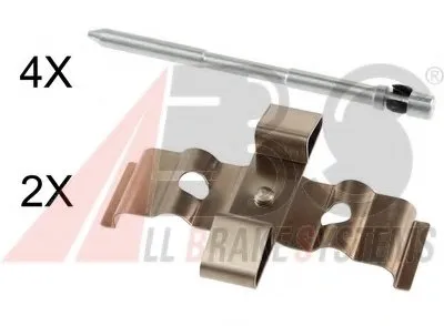 Комплектующие, колодки дискового тормоза A.B.S. купить