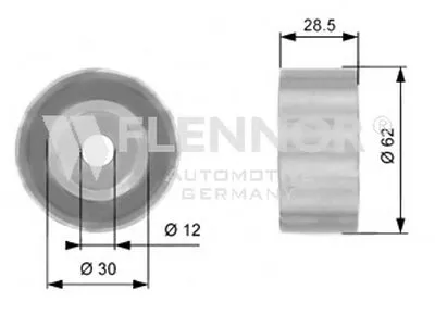 Паразитный / Ведущий ролик, зубчатый ремень FLENNOR купить