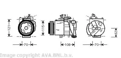 Компрессор, кондиционер AVA QUALITY COOLING купить