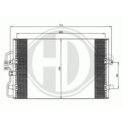 Конденсатор, кондиционер DIEDERICHS купить
