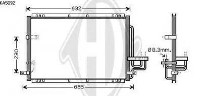 Конденсатор, кондиционер DIEDERICHS купить