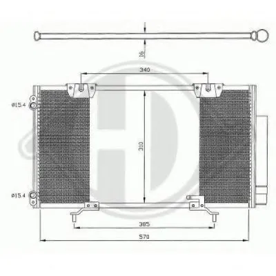 Конденсатор, кондиционер DIEDERICHS купить