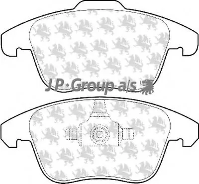 Комплект тормозных колодок, дисковый тормоз QH JP GROUP купить