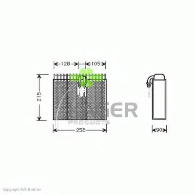 Испаритель, кондиционер KAGER купить