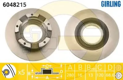 Тормозной диск GIRLING купить