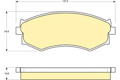 Комплект тормозных колодок, дисковый тормоз GIRLING купить