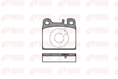 Комплект тормозных колодок, дисковый тормоз KAWE купить
