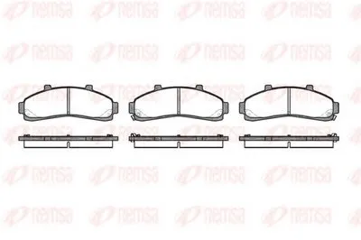 Комплект тормозных колодок, дисковый тормоз KAWE купить