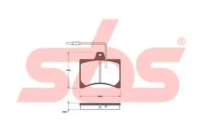 Комплект тормозных колодок, дисковый тормоз sbs купить