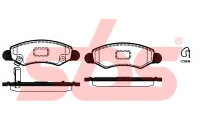 Комплект тормозных колодок, дисковый тормоз sbs купить