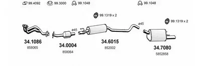 Система выпуска ОГ ASSO купить