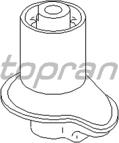 Втулка, балка моста TOPRAN купить