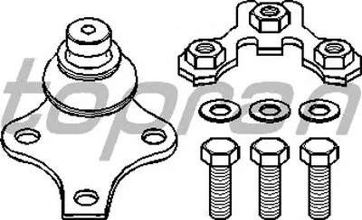 Шаровой шарнир TOPRAN купить