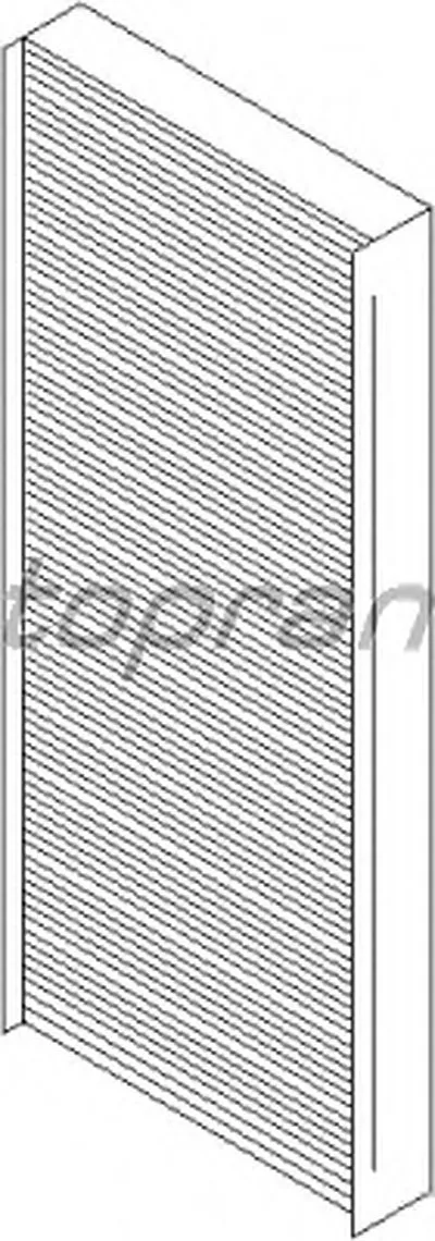 Фильтр, воздух во внутренном пространстве TOPRAN купить