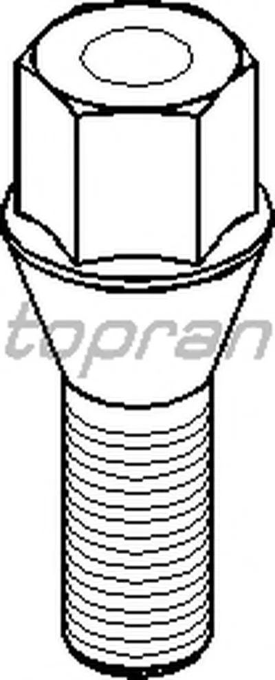 Болт крепления колеса TOPRAN купить