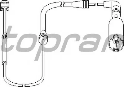 Датчик, износ тормозных колодок TOPRAN купить
