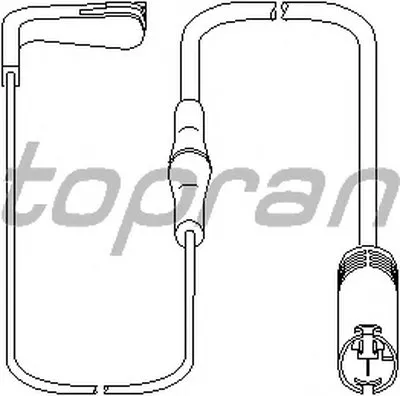 Датчик, износ тормозных колодок TOPRAN купить