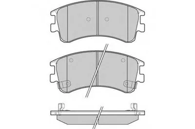 Комплект тормозных колодок, дисковый тормоз E.T.F. купить
