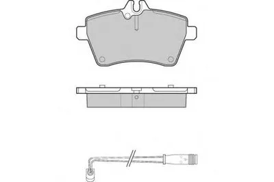 Комплект тормозных колодок, дисковый тормоз E.T.F. купить