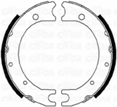 Комплект тормозных колодок, стояночная тормозная система CIFAM купить