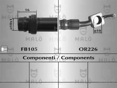 Тормозной шланг MALÒ купить