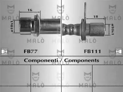 Тормозной шланг MALÒ купить
