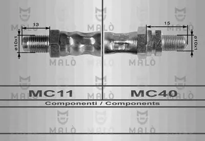 Тормозной шланг MALÒ купить