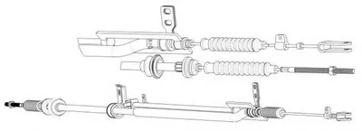 Трос, стояночная тормозная система CEF купить