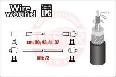 Комплект проводов зажигания WIRE WOUND MASTER-SPORT купить