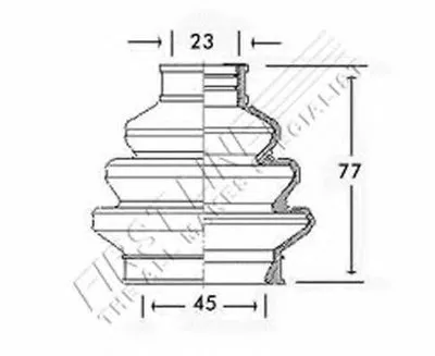 Пыльник, приводной вал FIRST LINE купить