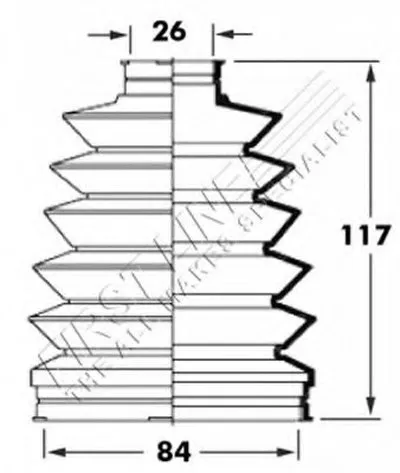 Пыльник, приводной вал FIRST LINE купить
