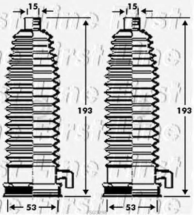 Пыльник, рулевое управление FIRST LINE купить