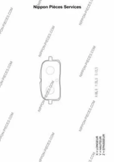 Комплект тормозных колодок, дисковый тормоз NPS купить