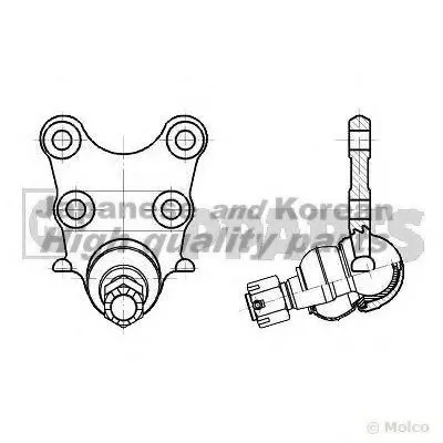 Шаровой шарнир ASHUKI купить