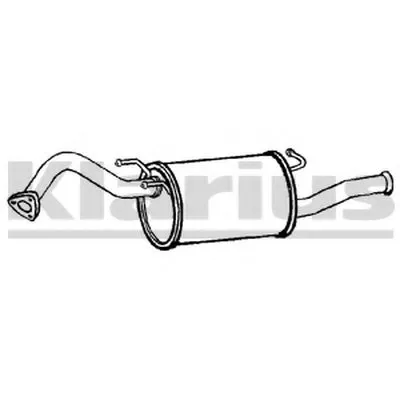 Глушитель выхлопных газов конечный KLARIUS купить