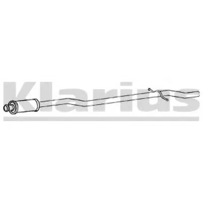 Средний глушитель выхлопных газов KLARIUS купить