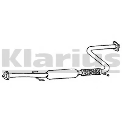 Средний глушитель выхлопных газов KLARIUS купить