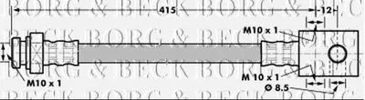 Тормозной шланг BORG & BECK купить