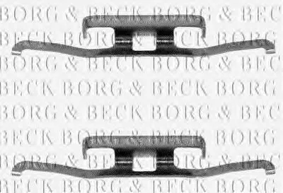 Комплектующие, колодки дискового тормоза BORG & BECK купить