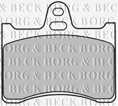 Комплект тормозных колодок, дисковый тормоз BORG & BECK купить