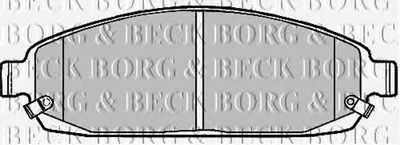 Комплект тормозных колодок, дисковый тормоз BORG & BECK купить